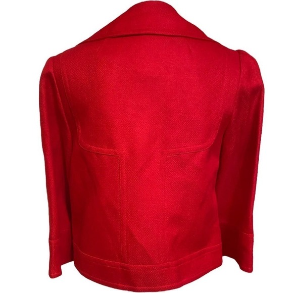 Nygard Collection Red Linen Blend Spring/Summer Red Jacket Size 6 NEW - Picture 3 of 6